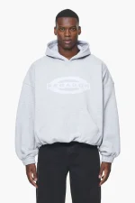 Loom Loose Hoodie Grey Melange