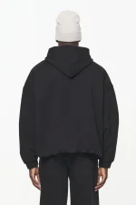 Loom Loose Hoodie Vintage Washed Onyx Black-1