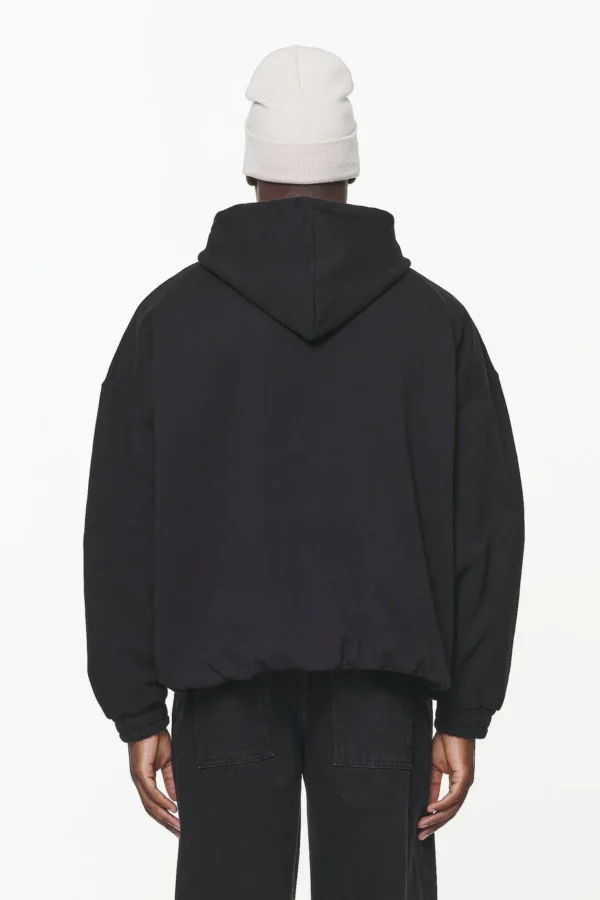 Loom Loose Hoodie Vintage Washed Onyx Black-1