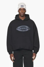 Loom Loose Hoodie Vintage Washed Onyx Black