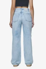 Lora Wide Leg Jeans Washed Light Blue-1