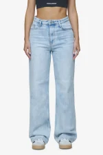Lora Wide Leg Jeans Washed Light Blue