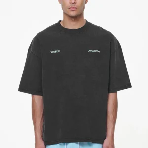 Lorna Boxy Tee Vintage Black-1