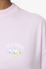 Lucia Heavy Oversized Tee Washed Bubblegum-2