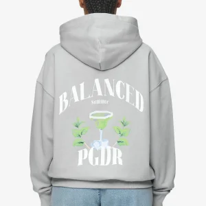 Lucia Oversized Hoodie Washed Sky Grey-1