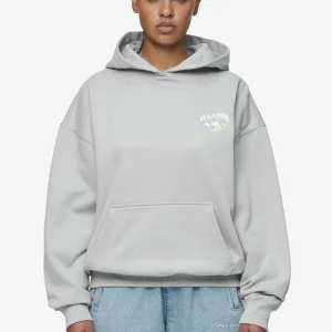 Lucia Oversized Hoodie Washed Sky Grey