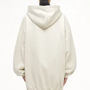 Lulea Oversized Hoodie Dress Vintage Washed Angels Cream-1