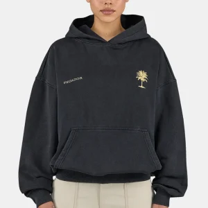 Lurin Oversized Hoodie Vintage Black