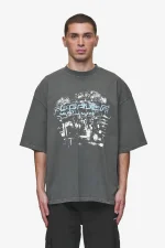 Macon Boxy Tee Washed Anthracite