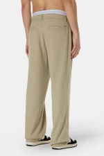 Mador Wide Suit Pants Beige-1