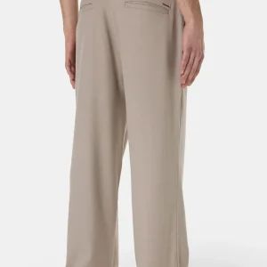 Mador Wide Suit Pants Dark Stone-1