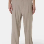 Mador Wide Suit Pants Dark Stone