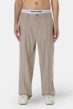 Mador Wide Suit Pants Dark Stone