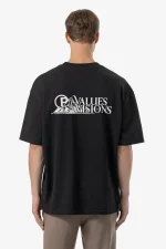 Mahan Oversized Tee Washed Black-1