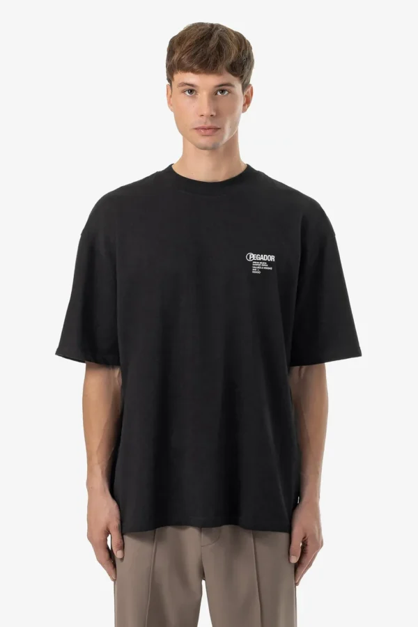 Mahan Oversized Tee Washed Black