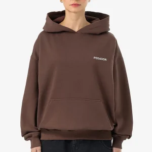 Mairi Oversized Hoodie Washed Hazel Brown