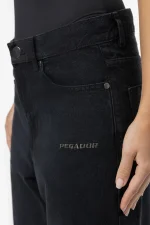 Mally Super Baggy Jeans Washed Black-2