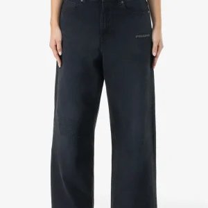 Mally Super Baggy Jeans Washed Black