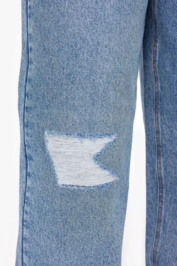 Mally Super Baggy Jeans Washed Blue-2