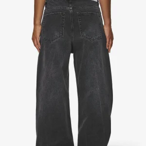 Mally Super Baggy Jeans Washed Deep Grey-1