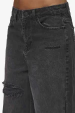 Mally Super Baggy Jeans Washed Deep Grey-2