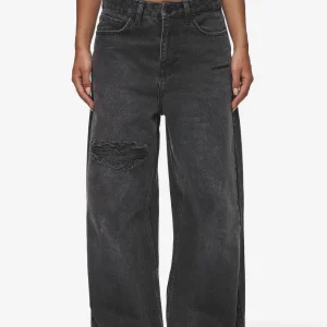 Mally Super Baggy Jeans Washed Deep Grey