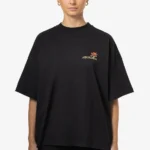 Maramie Heavy Oversized Tee Black