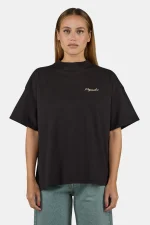 Maray Heavy Oversized Tee Washed Black