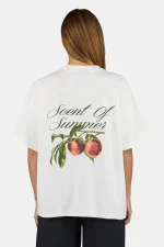 Maray Heavy Oversized Tee Washed Unbleached-1