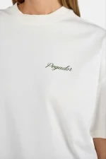 Maray Heavy Oversized Tee Washed Unbleached-2