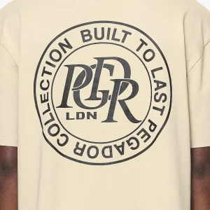 Marcer Oversized Tee Vintage Washed Kingdom Beige-2