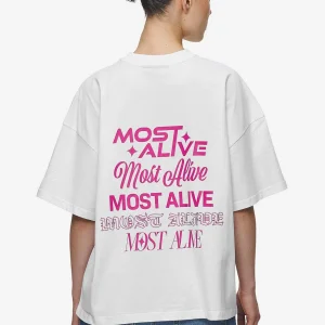 Mei Heavy Oversized Tee White