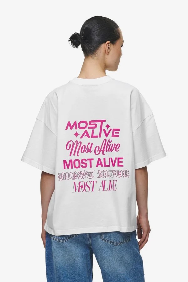Mei Heavy Oversized Tee White