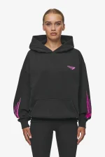 Mei Oversized Hoodie Vintage Black-1