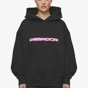 Mila Oversized Hoodie Washed Black