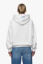 Mila Oversized Hoodie White-1