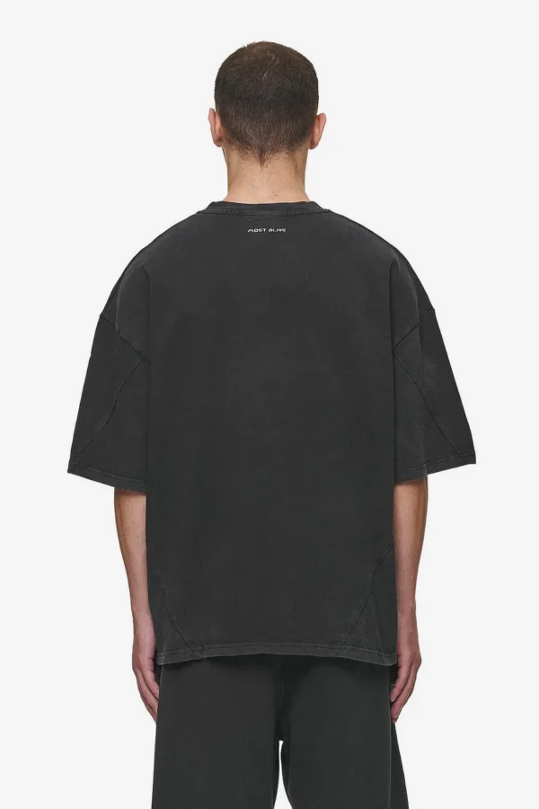 Mill Boxy Tee Vintage Black-1