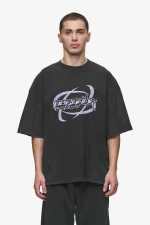 Mill Boxy Tee Vintage Black