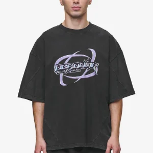 Mill Boxy Tee Vintage Black