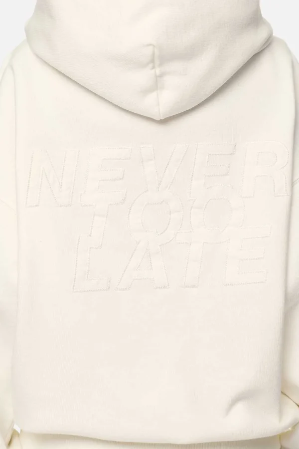 Mina Oversized Hoodie Washed Coconut Milk-2