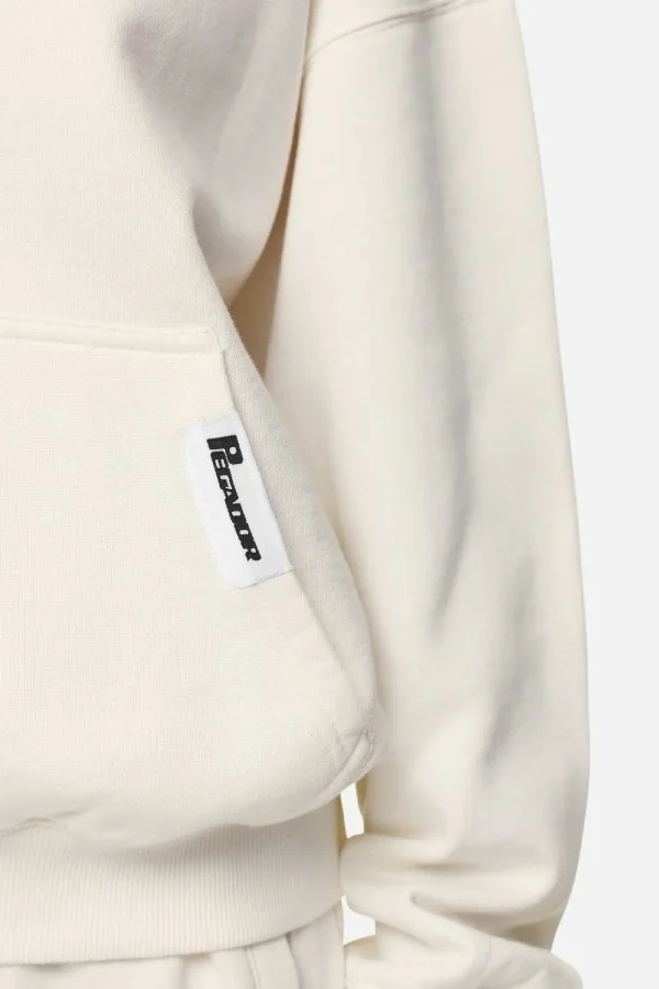 Mina Oversized Hoodie Washed Coconut Milk-3