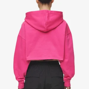 Mina Super Cropped Hoodie Washed Digital Pink-1