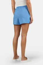 Monro Loose Shorts Ocean Blue White-1