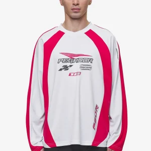 Mosco Longsleeve Jersey White Virtual Pink