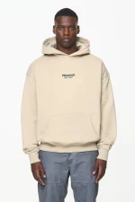 Mouncy Oversized Hoodie Vintage Washed Kingdom Beige