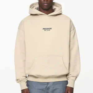 Mouncy Oversized Hoodie Vintage Washed Kingdom Beige