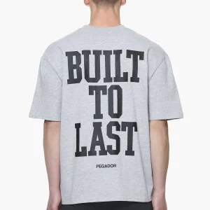 Mouncy Oversized Tee Grey Melange-1