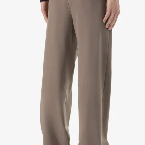 Moye Wide Suit Pants Dust Brown-1