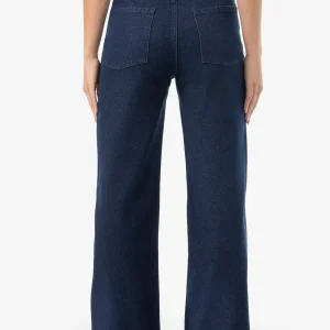 Naddy Wide Leg Jeans Dark Blue-1