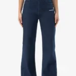 Naddy Wide Leg Jeans Dark Blue